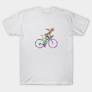 Female cyclist T-Shirt